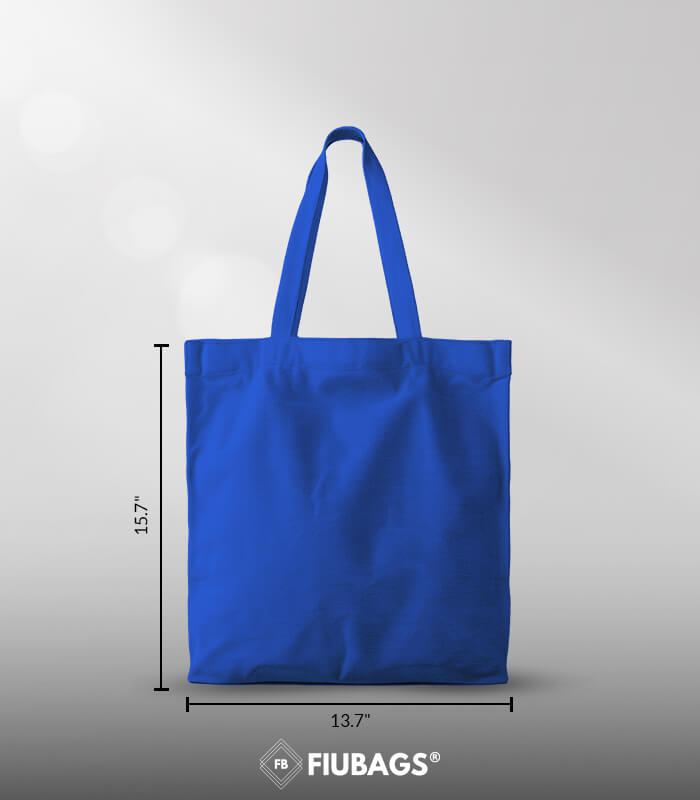 Screen Printing vs DTF for Custom Conference Bags 5 Royal blue tote bag